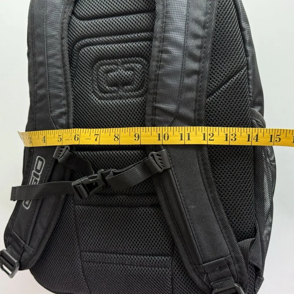 OGIO Logan Padded Backpack Laptop Bag 411092 Black w/INIZIO ENGAGE Logo - NWT